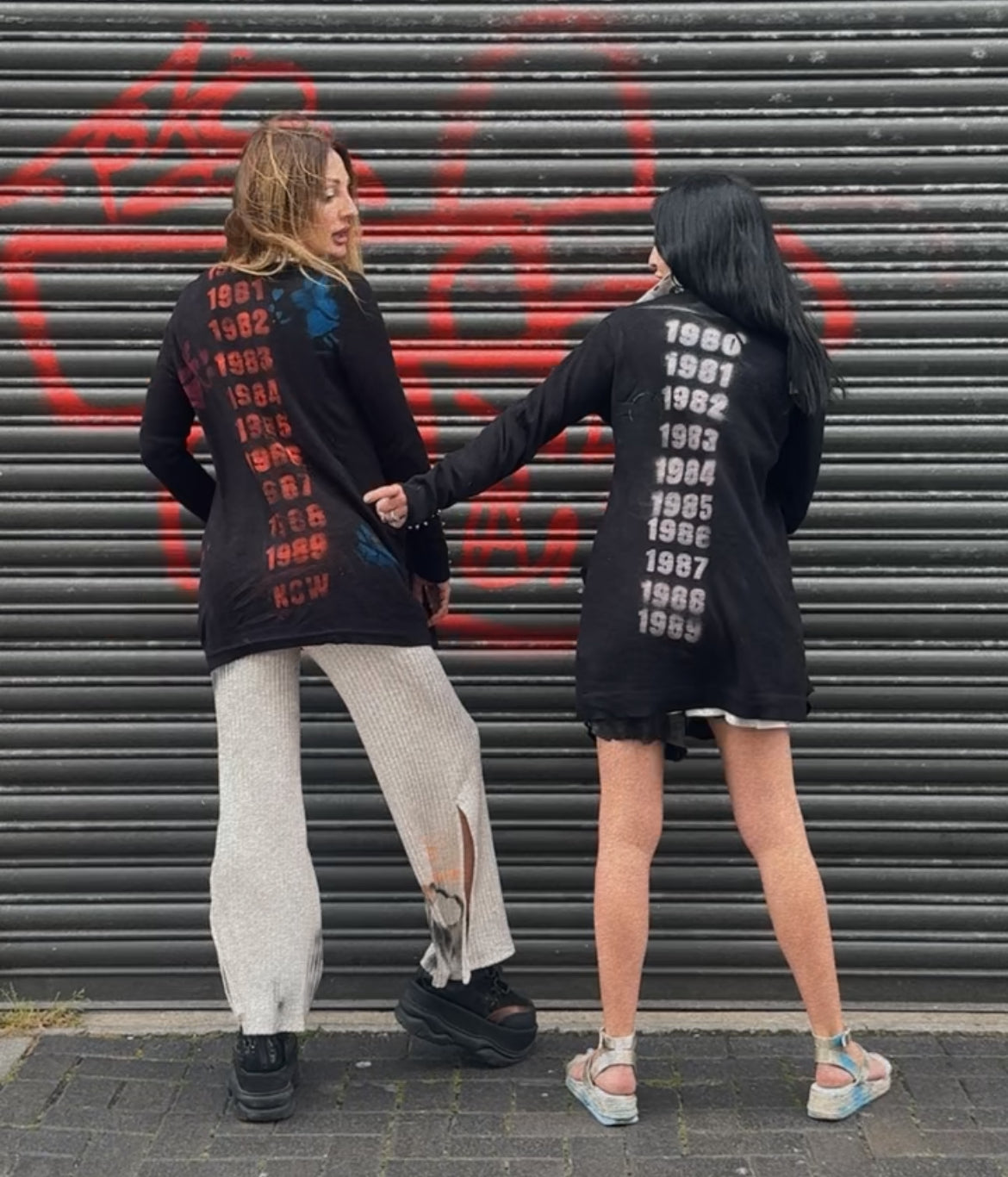 Eighties up cycle cardigan