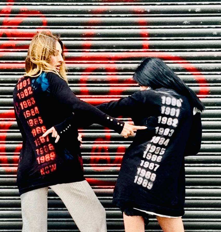 Eighties up cycle cardigan