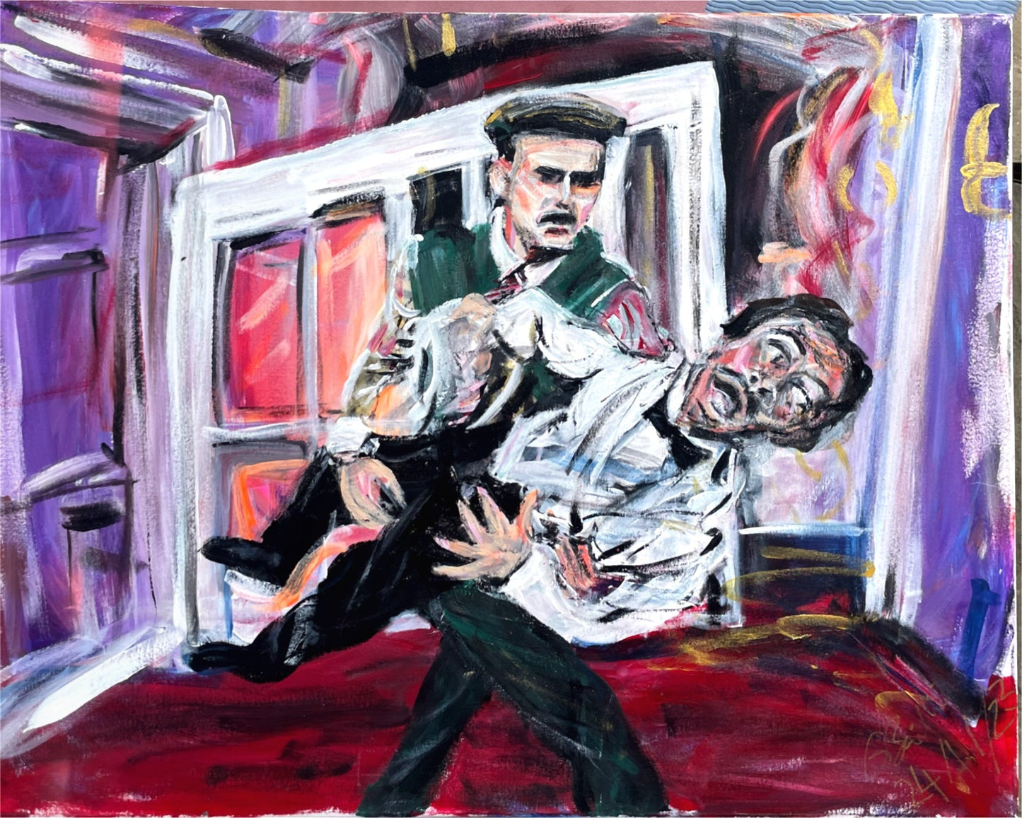 Clean The Windows — Original Painting