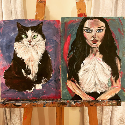 Pet and Pet Parent Portrait