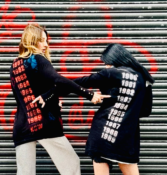 Eighties up cycle cardigan